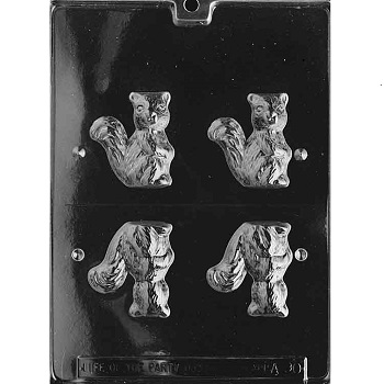 3D Squirrel Chocolate Mould